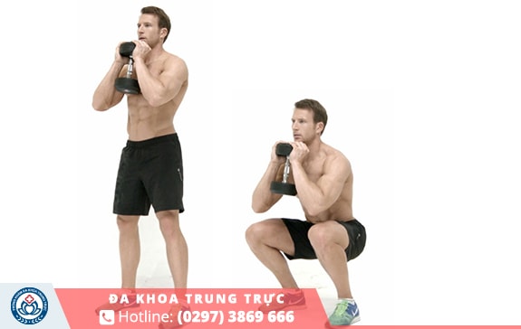 Squat giúp chung cấp đầy đủ lượng máu đến cậu bé giúp quan hệ kéo dài hơn