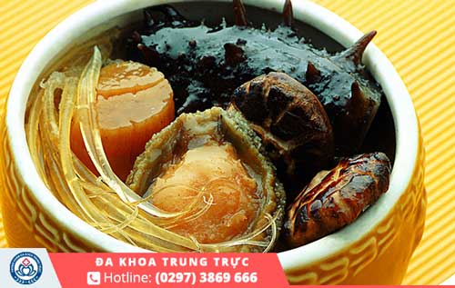 Canh hải sâm giúp bồi bổ nhận tràng và cường dương cho phái mạnh