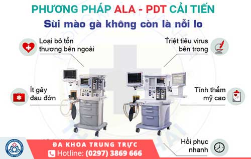 Áp dụng phương pháp ALA - PDT an toàn hiệu quả tại - Phòng Khám Đa Khoa TPHCM