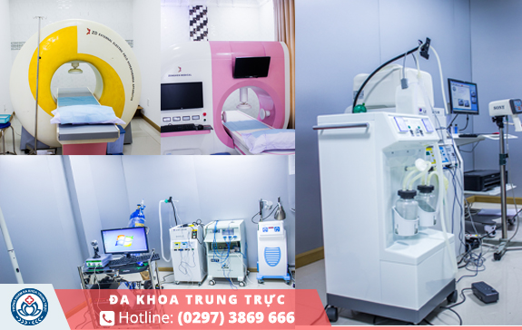 Phòng khám luôn dùng trang thiết bị hiện đại, kĩ thuật tiên tiến của nền y học